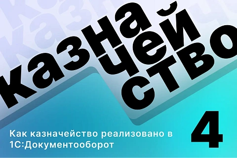 Как казначейство реализовано в 1С:Документооборот